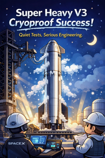 Super Heavy V3 Passes Its First Cryoproof Test: The Quiet Milestone Behind Starship’s Future