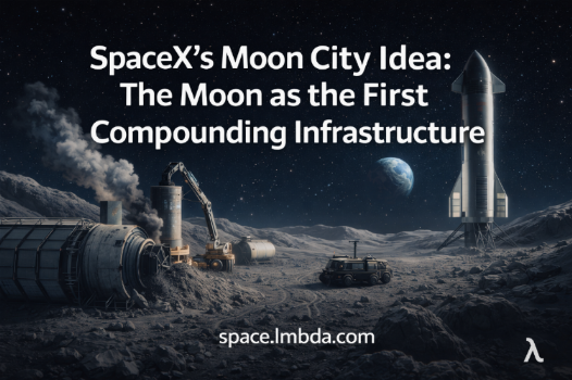 SpaceX’s Moon City Idea: The Moon as the First Compounding Infrastructure